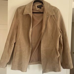 Tan Suede Vintage Bernardo Jacket - XL